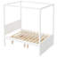 Auvent pleine grandeur Regeani avec lit gigogne simple et 3 tiroirs de rangement-483913324
