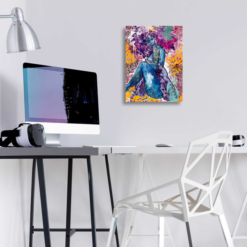 'Lfe' by Justin Copeland, Acrylic Glass Wall Art, 16" H x 12" W x 0.13" D