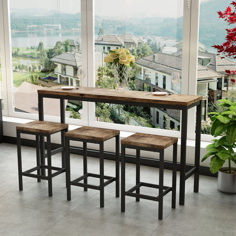 Avanna Modern Dining Table Set, Kitchen Table Set, Natural, Natural