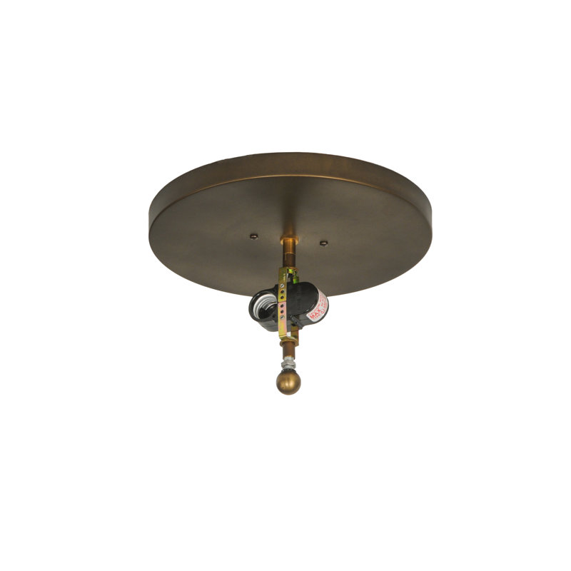 Whispering 2 - Light Flush Mount, 8" H x 16" W x 16" D