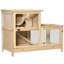 Cage à hamster en bois à 2 niveaux