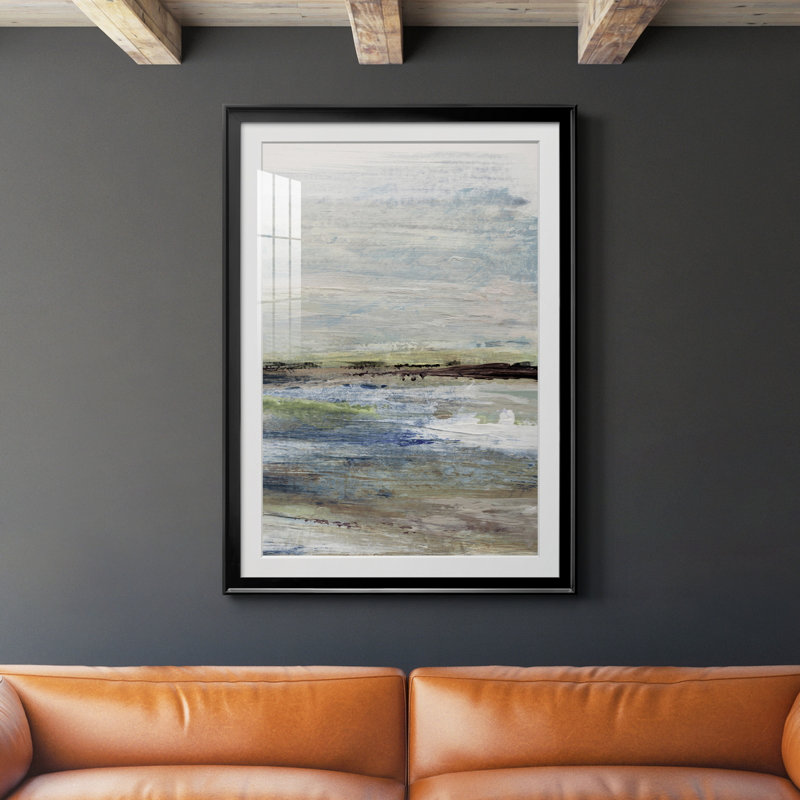 Wetlands II - peinture encadrée, Noir, H 30,5 po x l 42,5 po x P 1,5 po