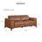 Anilyah Upholstered 83'' Reclining Sofa