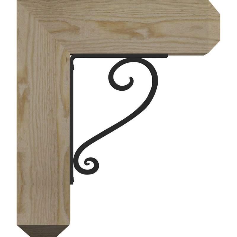 Support triple Ironcrest Edwards, H 14 po x P 11 1/2 po, Sapin de Douglas de l 3 1/2 po x T 2 po (lisse)