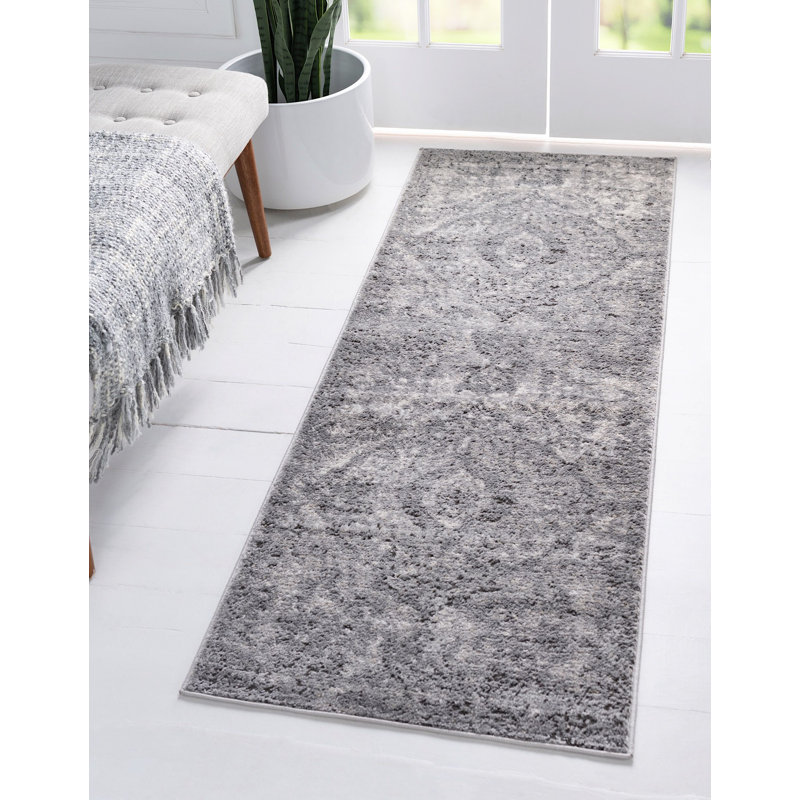 Geddis Ikat Indoor Rug, Runner 2'2" x 12'
