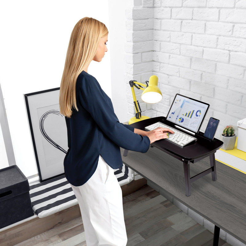 Bureau assis / debout Birdrock Home, Espresso