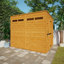 8x6w TigerFlex® Shiplap Pent Security Shed