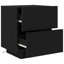 45cm W Manufactured Wood Bedside Table