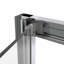 Ghaisas 70cm W x 1900mm H Bi-Fold Shower Door with Clear Glass-850548961