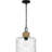 Baltic 1-Light Matte Black Mini Pendant Light