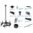 Mount-It Adjustable Triple Screen TV Ceiling Mount | Multi-Display Commercial Grade Ceiling Bracket
