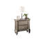 Table de chevet moderne argentée - Table de nuit de rangement à 2 tiroirs au style contemporain et aux fonctionnalités d'une table antique