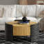 Table basse moderne avec plateau rabattable, table basse de rangement pour salon, appartement, bureau-130753403