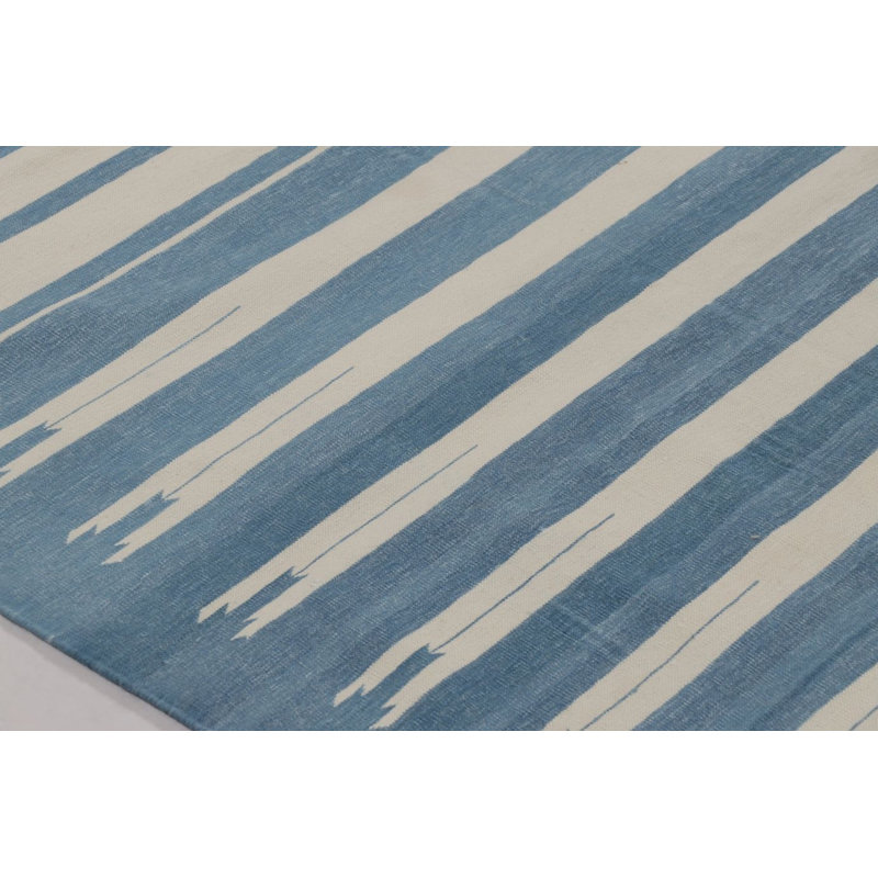 Cotton Striped Area Rug, Rectangle 12' x 15'