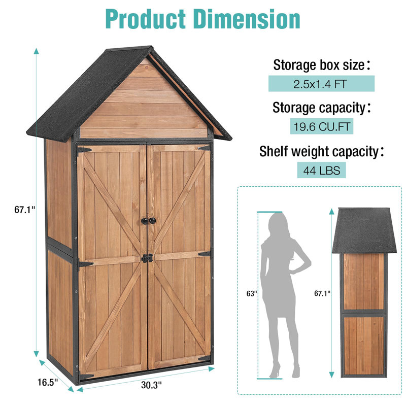 Sheds Outdoor Storage,garden Shed With Metal Frame Structure And Adjustable Shelves,large Capacity Storage Tool Cabinet Box For Backyard Garden Patio Lawn