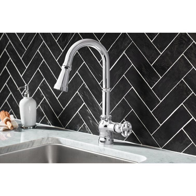 Moen S72003 Peterson One-Handle Pull Down Single Handle Kitchen Faucet with Power Boost