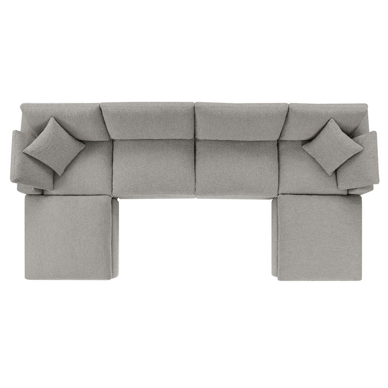 Canapé modulaire 6 pièces Commix, Gris clair