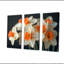 Jaune jaune, tournesol, sourire, jonquilles - jonquilles, ensemble de salon d'art mural-1162850019-1162850029