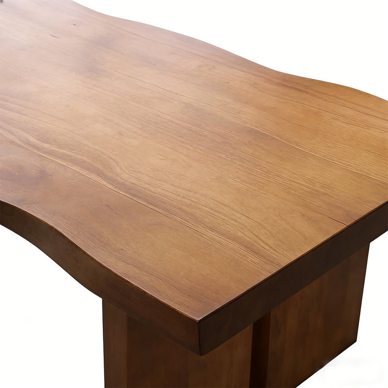 Table de conférence moderne en bois massif minimaliste, H 29,53 po x L 102,36 po x l 39,37 po