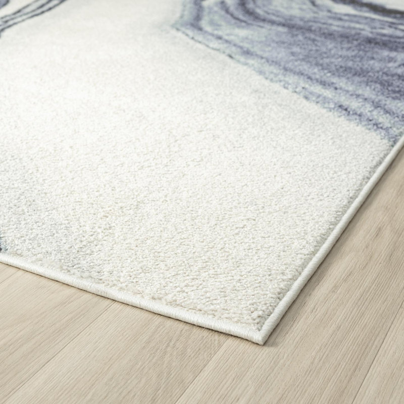 Abstract Indoor Rug, Rectangle 3'11" x 5'2"