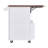 Farmhouse Kitchen Island Cart With Drop Leaf-669282984