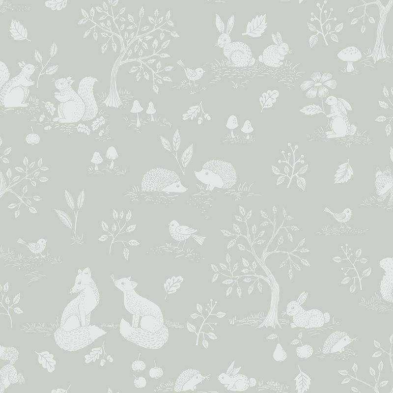 Cravens 10.05m x 53cm Matte Paste the Wall Wallpaper Roll, Light Green