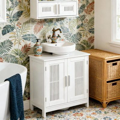 Home Bathroom Cabinet,Under Sink Pedestal Storage Cabinet