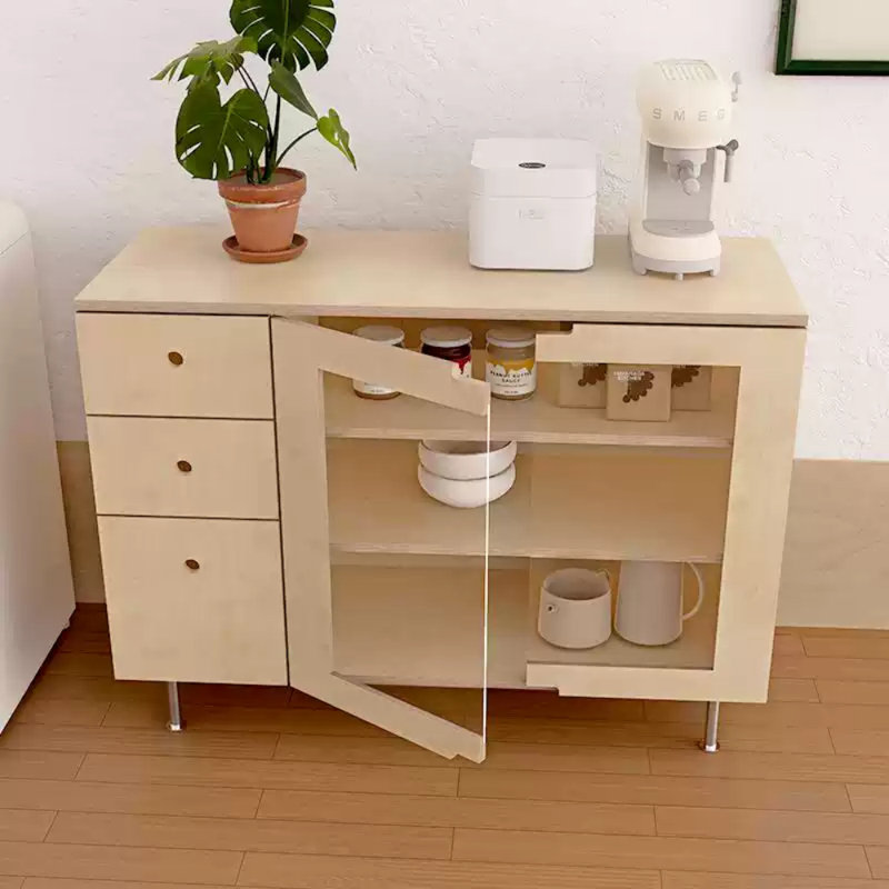 Buffet Simple Home, Burlywood