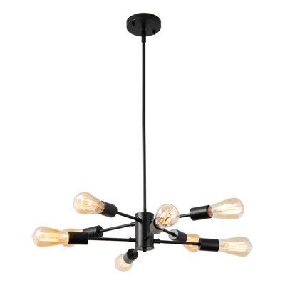 8 - Light Dimmable Sputnik Sphere Chandelier