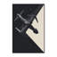Tapis noir moelleux moelleux et moderne à motif de drones de reconnaissance Edingworth-1906588323