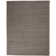 Tapis brun foncé en coton Viviana