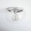 Alexi Single Light Glass Flush Mount