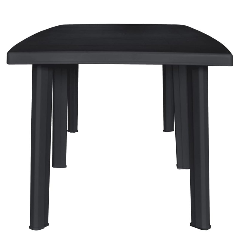 Rectangular Outdoor Dining Table With Umbrella Hole , 216cm cm W 90cm cm D