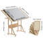 Table de puzzle 2000 pièces avec pieds, roues, 6 tiroirs, housse, 40 x 29 po, cadeau pour maman, planche de bois portable, accessoires de casse-tête en feutre pour adultes, rangement à hauteur réglable