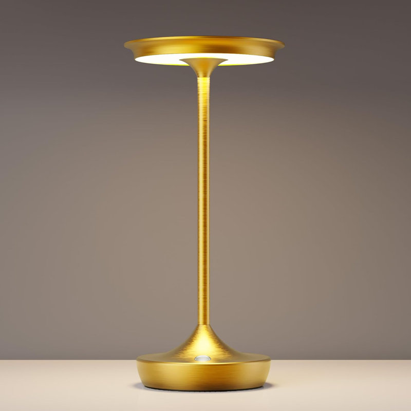 Rechargeable Cordless Table Lamp With 6000Mah Battery, 3-Colour Stepless Dimming, Ip54 Waterproof, Usb-C Charging & Memory Function For Indoor Outdoor Use