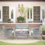 3 - Person Wicker Patio Dining Set