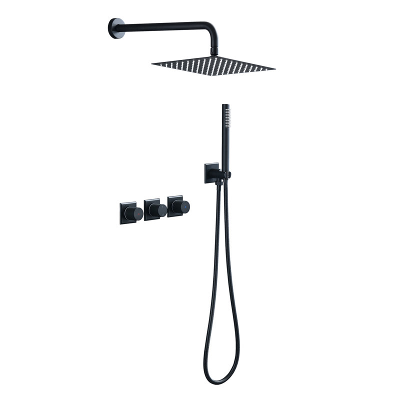 Système de douche complet avec valve brute