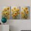Floral Study Series CXLIX - Ensemble de toiles tendues avec châssis Premium - Prêt à être accroché-954702661