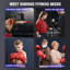 Cible de boxe musicale BAOKALER Bluetooth, machine de boxe électronique murale avec lumières colorées, 12 modes et vitesses, comprend des gants de boxe, convient aux adultes et aux enfants Équipement de bureau à domicile