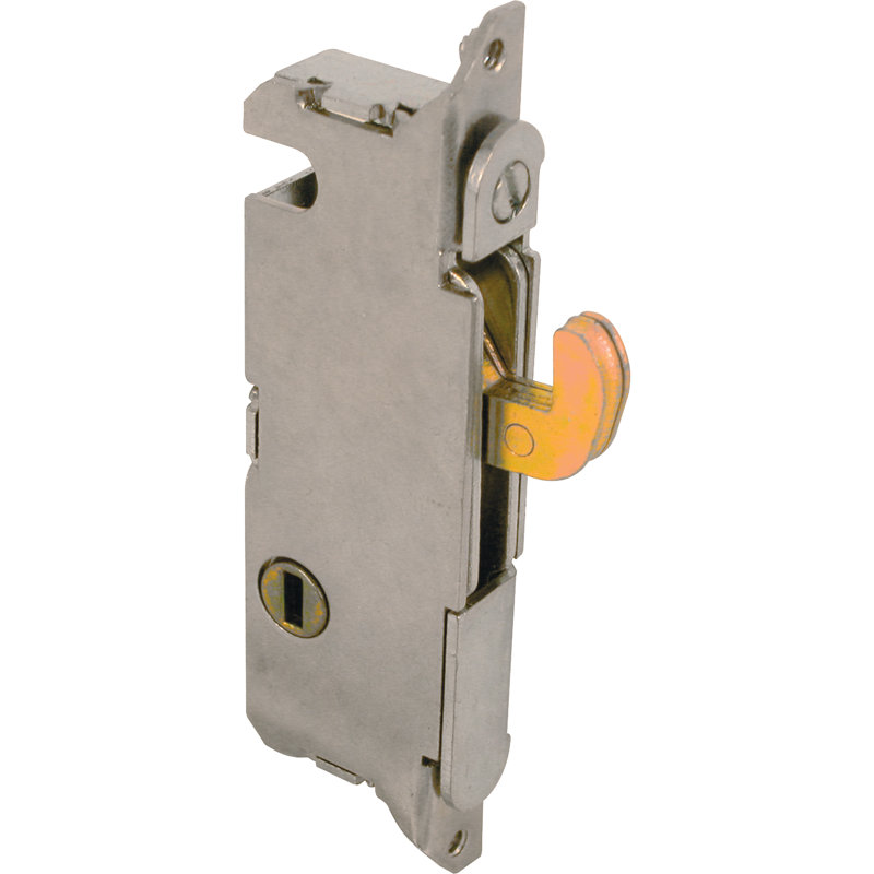 Prime-Line Mortise Lock, 3.8" H x 3.1" W x 0.7" D, Nickel