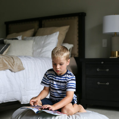 Spot Play Room Cushion in Black