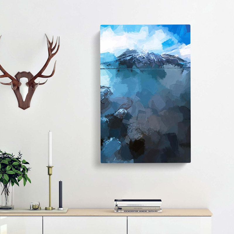 Lake Minnewaska In Canada In Abstract - Wrapped Canvas, 50cm H x 35cm W x 3cm D