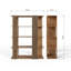 183cm H x 140cm W Standard Bookcase