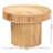 Egisto Modern Bohemian Natural Rattan End Table