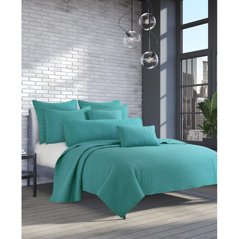 Cabo Quilt, White, Full/Double Quilt