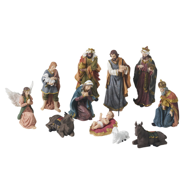 11 Piece Nativity and Wise Men Set