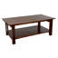 Table basse en bois massif avec rangement Damius-304506656