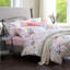  Ensemble de housse de couette 100% coton 800TC 800TC, 3 pièces, 3 pièces, ensemble de literie de luxe rétro moiré à motif floral rouge, motif botanique esthétique pour chambre d'étudiant, dortoir toutes saisons-130899310-130899311
