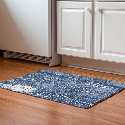 Premium Machine Washable Prisco Denim Rug