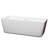 Emily 69'' x 30'' Soaking Acrylic Bathtub-50480612